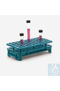 tube rack-with silicone grips-50 holes-for tubes 16 mm diameter tube rack - with silicone grips -...